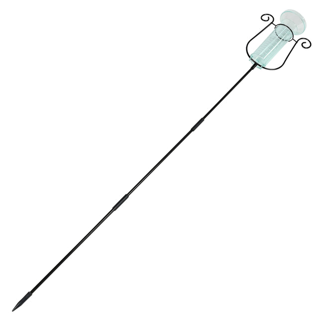 Regenmeter – Totale lengte 90 cm, Lengte steel 66 cm (3 delen), 40 mm, 90 cm, 66 cm