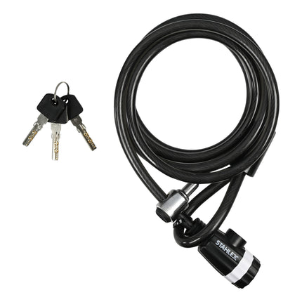 Kabelslot Cyclofort 10 x 2000 mm – Lengte kabel 2 m, Diameter kabel ø 10 mm, 2 m