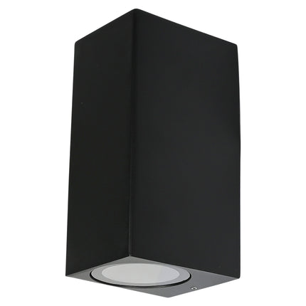 Wandlamp vierkant hoog up&down light IP65 – Fitting GU10, Waterdicht IP65, 30 cm
