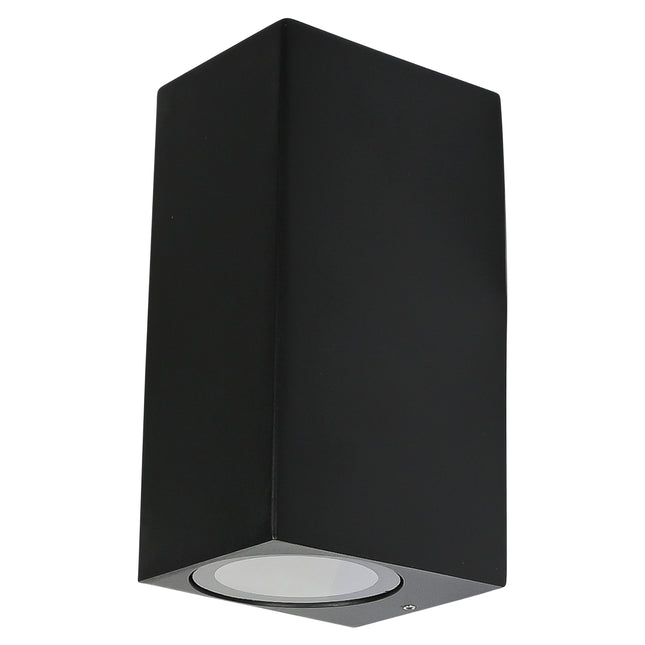 Wandlamp vierkant hoog up&down light IP65 – Fitting GU10, Waterdicht IP65, 30 cm