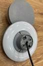 Wandlamp rond plat 10W – Diameter ø15 cm, Snoer lengte 30 cm, Materiaal aluminium + PMMA