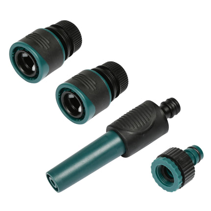 Waterkoppelset 1/2" 4 dlg soft grip