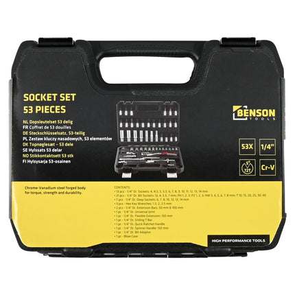 Dopsleutelset 53 dlg