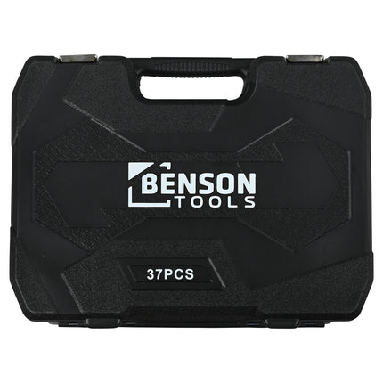Gereedschapsset 37 dlg – Socket and accessory Carbon steel, mat finish, 32MM