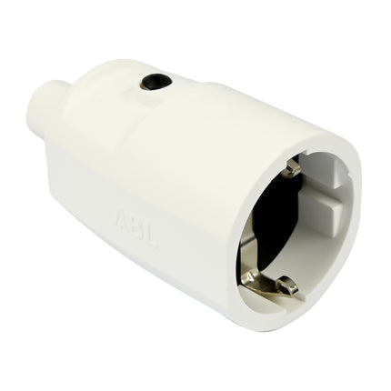 Stekker PVC contra + RA wit – Voor DE BELGISCHE EN FRANSE MARKT