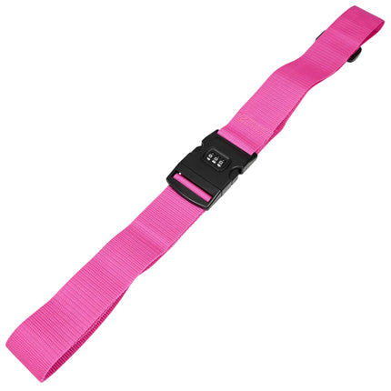 Kofferspanband + cijferslot fuchsia – Lengte ca. 200 cm, Breedte ca. 5 cm, 200 cm