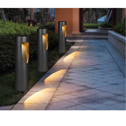 Tuinlamp solar modern 45 cm display – Zonnepaneel polykristal, Materiaal kunststof