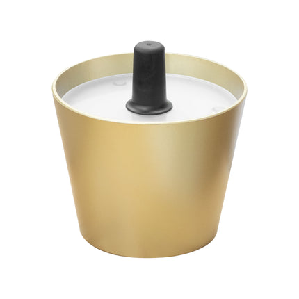 Flessenlamp goud – Lichtbron LED 27 SMD warm wit, Kleurtemperatuur 3000K, Helderheid 85lm