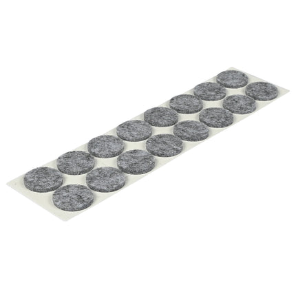 Antikrasvilt ø19 mm 16 dlg grijs – Maat ø19 mm, Aantal 16 st