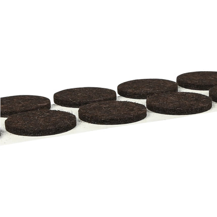 Antikrasvilt ø19 mm 16 dlg bruin – Maat ø19 mm, Aantal 16 st