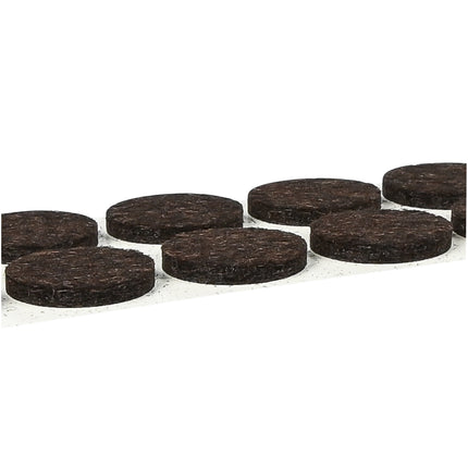 Antikrasvilt ø28 mm 12 dlg bruin – Maat ø28 mm, Aantal 12 st