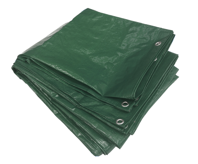Dekzeil 8 x 10 mtr groen profi