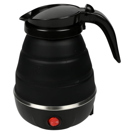 Waterkoker opvouwbaar 600 ml zwart – Kooktijd 4-6 minuten, Inhoud 600 ml, Vermogen 600 W