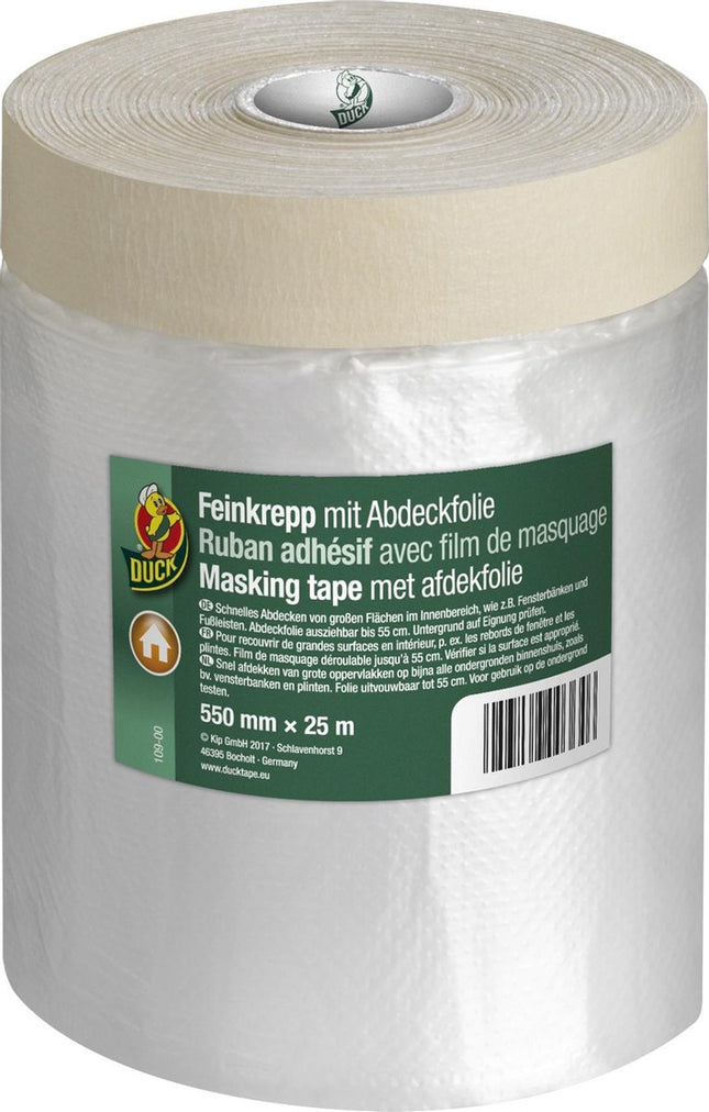 Schilderstape met afdekfolie 550 mm x 25 m – 25 meter