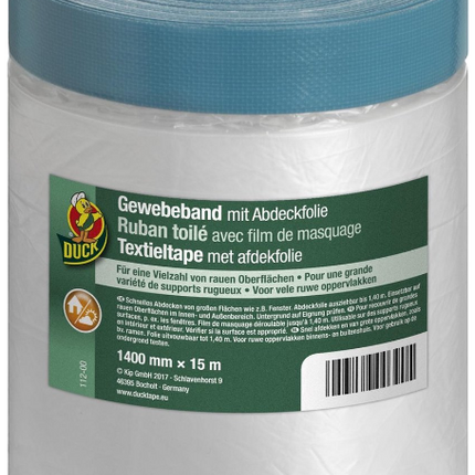 Reparatietape met afdekfolie 1400 mm x 15 m