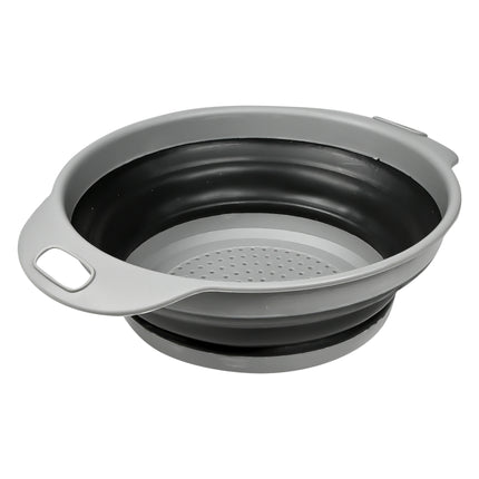 Vergiet opvouwbaar rond zwart – Diameter 29 cm, Max. temperatuur tot 140 °C, 29 cm