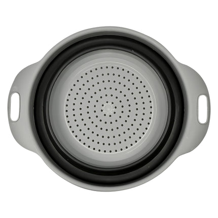 Vergiet opvouwbaar rond zwart – Diameter 29 cm, Max. temperatuur tot 140 °C, 29 cm