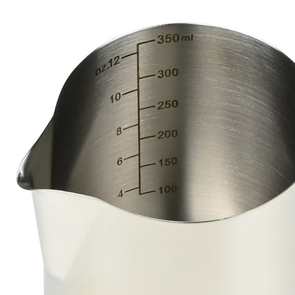 Melkkan RVS 350 ml – Inhoud 350 ml, Afmetingen ø 7,5 x 9,5 cm, Materiaal RVS, 9,5 cm