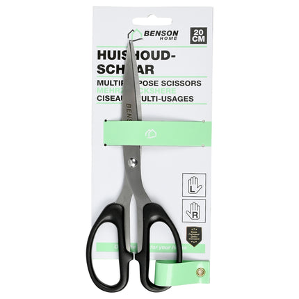 Huishoudschaar 8" links- en rechtshandig – Lengte 20 cm, 20 cm