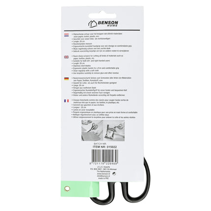 Huishoudschaar 8" links- en rechtshandig – Lengte 20 cm, 20 cm