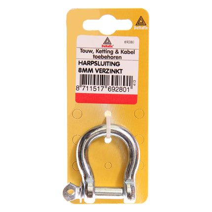 Deltafix Harpsluiting 8 mm – Merk Deltafix, Type Harpsluiting (D-sluiting), Diameter 8 mm