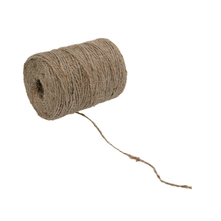 Touw jute 200 gr 1,5 mm x 100 mtr 2 dlg – Lengte 100 m per rol, Diameter ø 1,5 mm