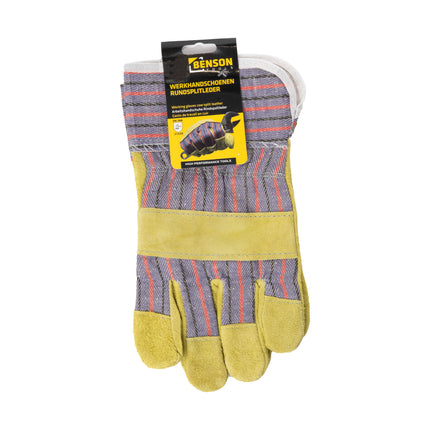 Werkhandschoenen rundsplitleder 3133X