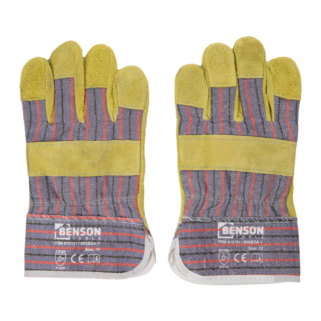 Werkhandschoenen rundsplitleder 3133X