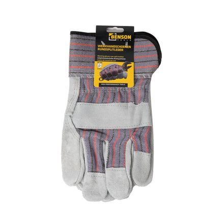 Werkhandschoenen rundsplitleder 3143X