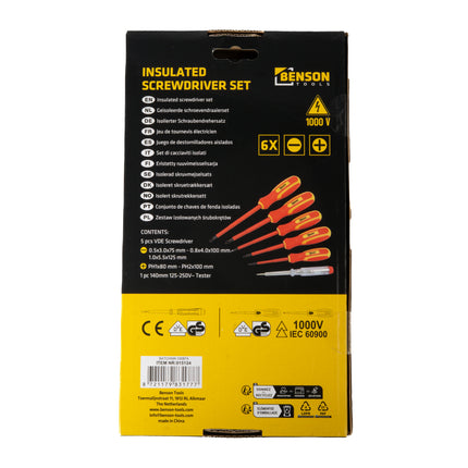 Schroevendraaierset 6 dlg VDE