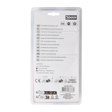 Schroevendraaierset 4 dlg VDE
