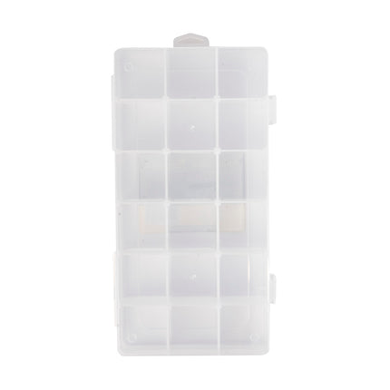 Opbergbox 18 vak 23,3 x 11,7 x 4,1 cm – Afmetingen 23,3 × 11,7 × 4,1 cm