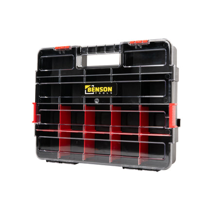Opbergbox 17 vak 38,5 x 6,7 x 29,5 cm – Afmetingen 38,5 × 6,7 × 29,5 cm