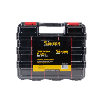 Opbergbox 34 vak 32 x 8 x 27 cm – Afmetingen 32 × 8 × 27 cm