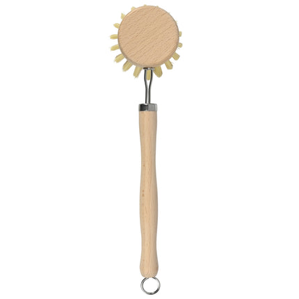 Afwasborstel hout – Afmetingen 23*4,8*4cm, Materiaal beukenhout, roestvrij staal, PET
