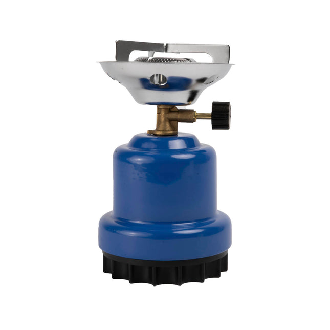 Camping kookstel metaal blauw