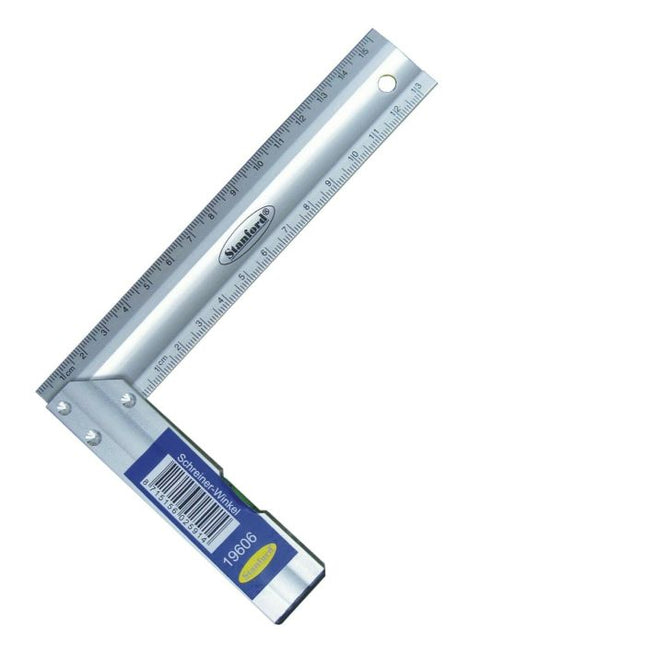 Winkelhaak 150 mm aluminium – Lengte 150 mm, Hoek 90° – voor nauwkeurige haakse controle