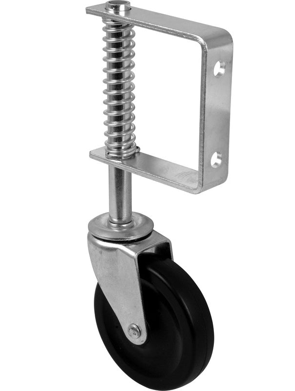 Hekwiel met veer 100 mm 57 kg – Wiel Ø 100 mm, Draagvermogen tot 57 kg