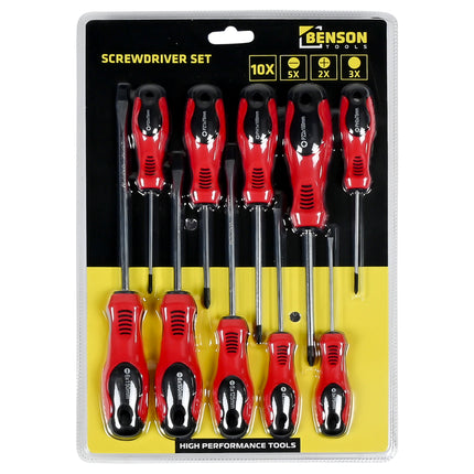 Schroevendraaier set 10 dlg