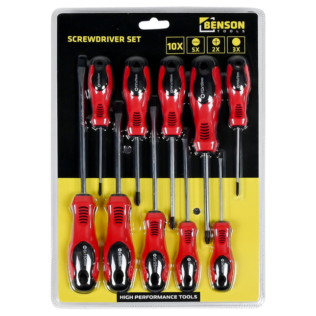 Schroevendraaier set 10 dlg