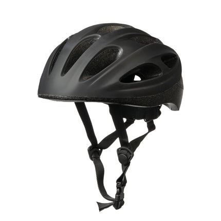 Fietshelm volwassenen maat M (54-58 cm) zwart – Hoofdomtrek 54-58 cm, Materiaal kunststof