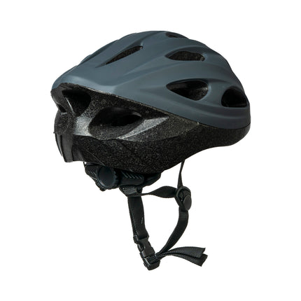 Fietshelm volwassenen maat L (58-61 cm) donker grijs – Hoofdomtrek 58-61 cm