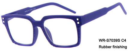 Leesbril Pisa blauw display