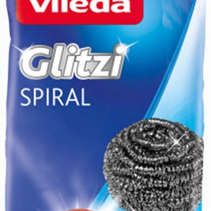 Vileda 3x roestvrij staal spiraal – Inhoud 3 roestvrijstalen spiralen