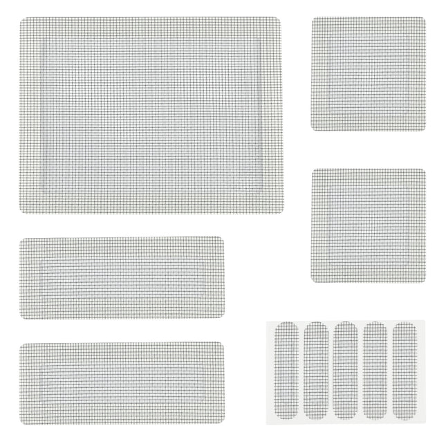 Hor reparatie tape set zelfklevend zwart 10 dlg – Kleur zwart, 16 cm, 7 cm, 12,5 cm