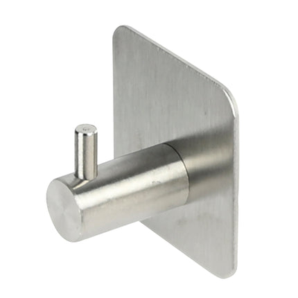 Haak metaal zelfklevend zilver – Afmetingen 4,5 x 4,5 x 3 cm, Kleur zilver, 3 cm