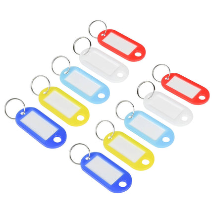 Sleutellabel 10 dlg - Stevig Plastic met Beschrijfbaar Label