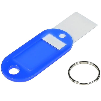 Sleutellabel 10 dlg - Stevig Plastic met Beschrijfbaar Label