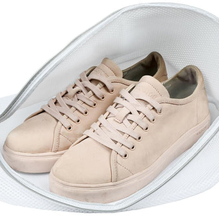 Wasnet schoenen 42 x 24 cm – Afmeting 42 x 24 cm, Kleur wit, Materiaal 100% polyester