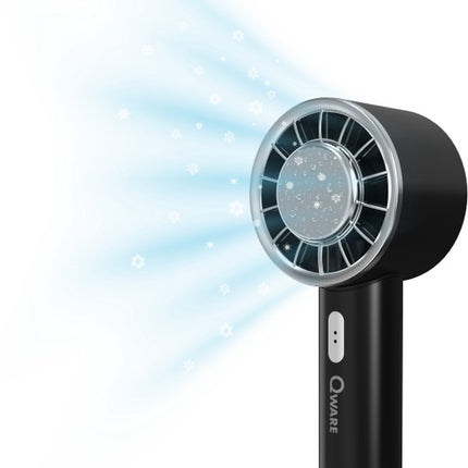 Qware Ice handventilator zwart